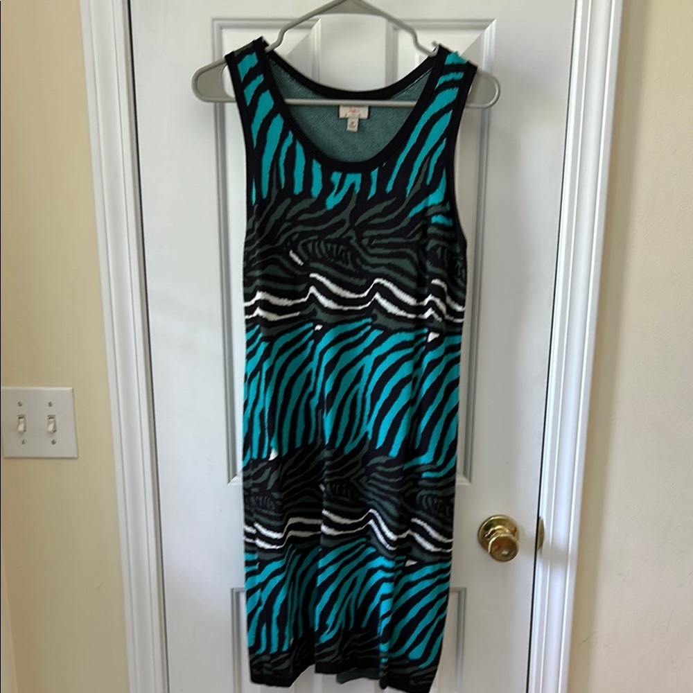 Banana Republic Teal Knit Sweater-dress Issa London Collection